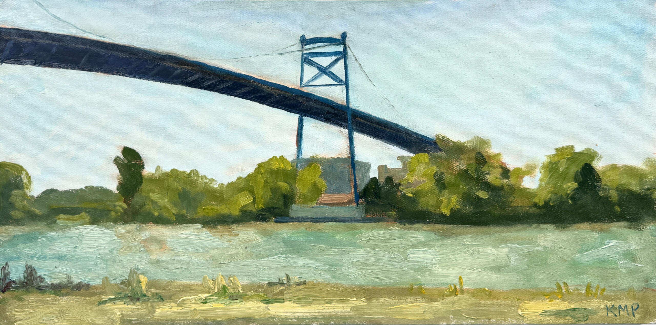 Mighty Maumee, 12x24" oil on canvas, $1600