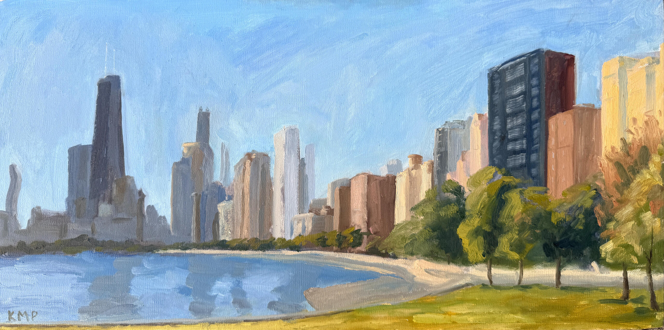 Seasons Change, 12x24" oil on canvas, $1700